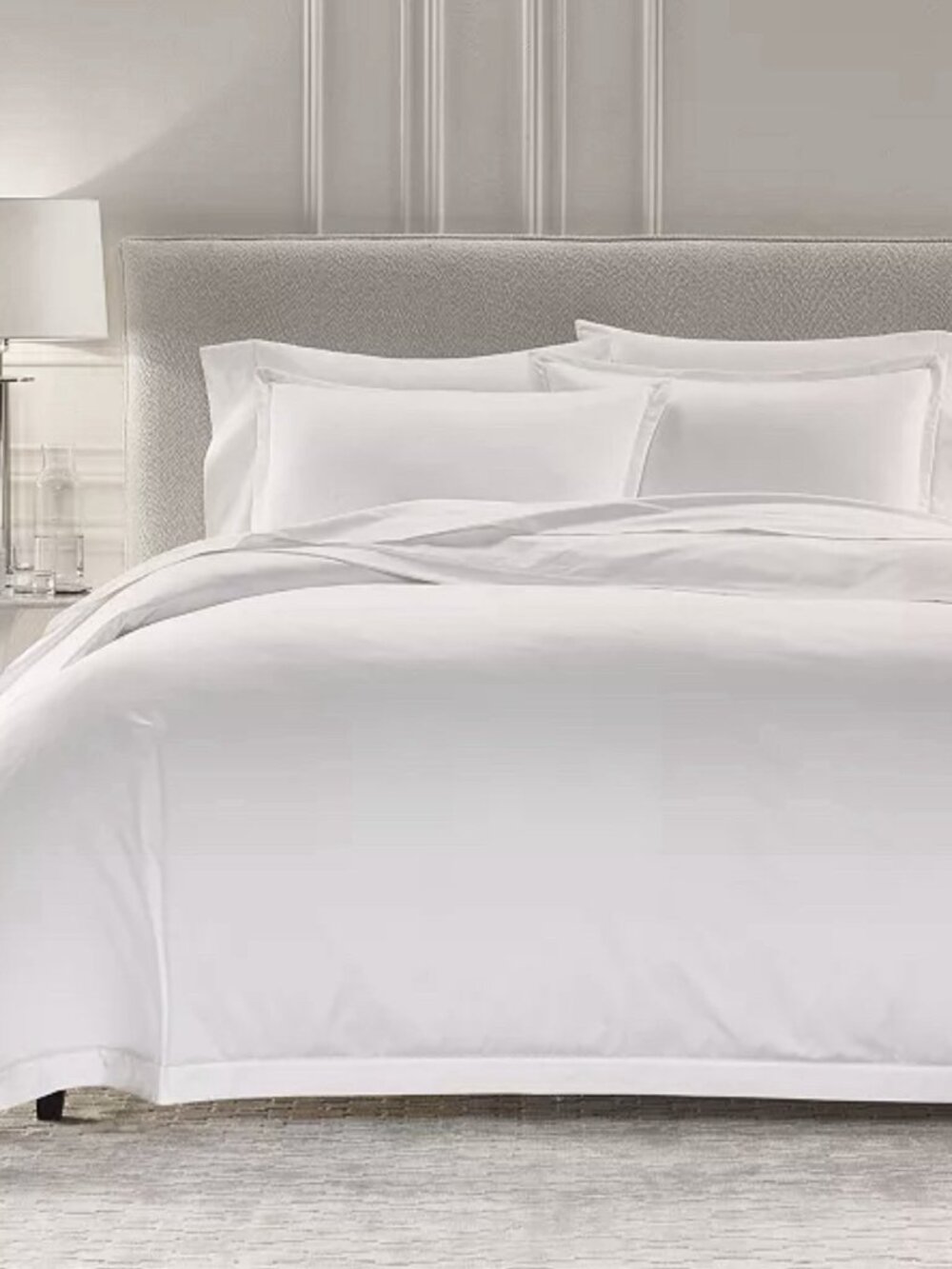 Hotel Collection 680 Thread American Grown Cotton Duvet Cover King White $465